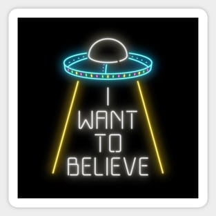 I want to believe Sticker